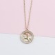 Glorria 925k Sterling Silver Lion Zodiac Necklace