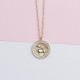 Glorria 925k Sterling Silver Sagittarius Zodiac Necklace