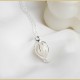 Glorria 925k Sterling Silver Pearl Necklace