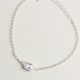 Glorria 925k Sterling Silver Baguette Bracelet