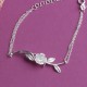 Glorria 925k Sterling Silver Flower  Bracelet