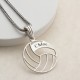 Glorria 925k Sterling Silver Personalized Name Volleyball Necklace Glorria 925k Sterling Silver Personalized Name Volleyball Necklace