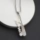 Glorria 925k Sterling Silver Personalized Name Baseball Bat Necklace Glorria 925k Sterling Silver Personalized Name Baseball Bat Necklace