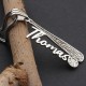 Glorria 925k Sterling Silver Personalized Name Baseball Bat Necklace Glorria 925k Sterling Silver Personalized Name Baseball Bat Necklace