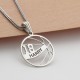 Glorria 925k Sterling Silver Personalized Name and Number Basketball Necklace Glorria 925k Sterling Silver Personalized Name and Number Basketball Necklace
