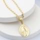 Glorria 925k Sterling Silver Cross and Virgin Mary Necklace Glorria 925k Sterling Silver Cross and Virgin Mary Necklace