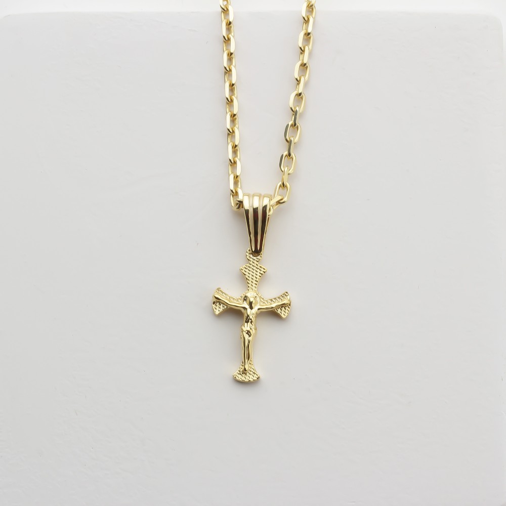 Glorria 925k Sterling Silver Jesus Christ Necklace