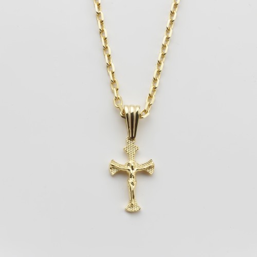 Glorria 925k Sterling Silver Jesus Christ Necklace