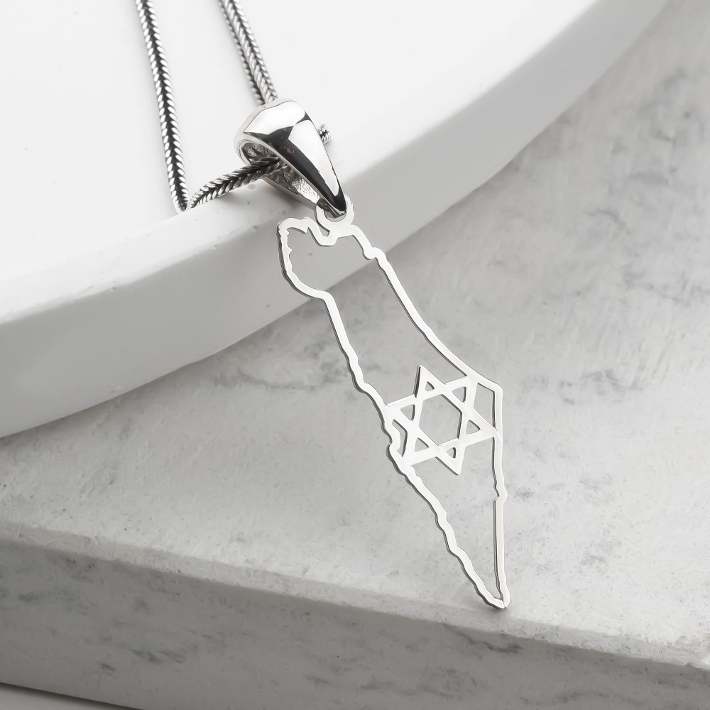 Glorria 925k Sterling Silver Star of David Necklace Glorria 925k Sterling Silver Star of David Necklace