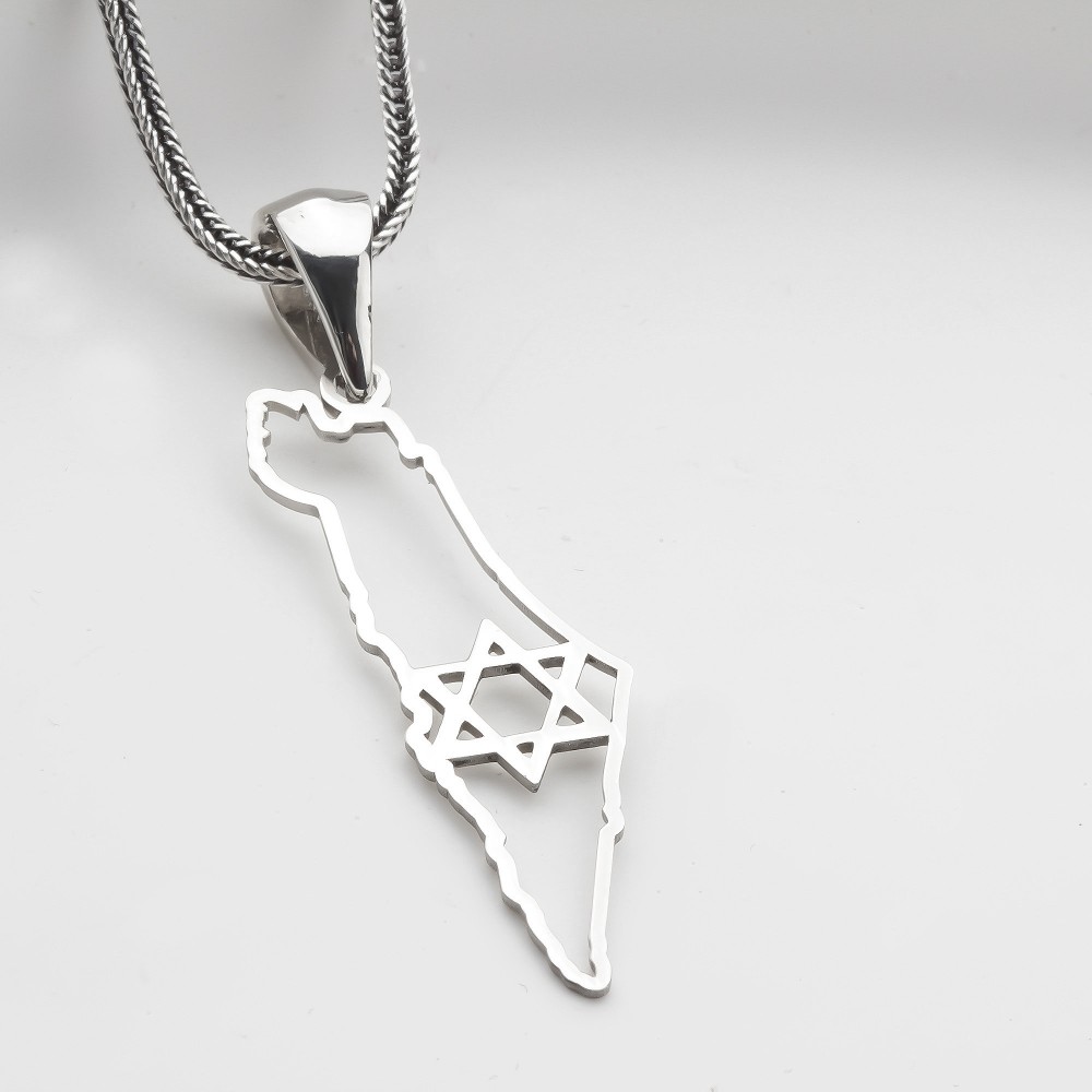 Glorria 925k Sterling Silver Star of David Necklace Glorria 925k Sterling Silver Star of David Necklace