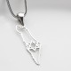 Glorria 925k Sterling Silver Star of David Necklace Glorria 925k Sterling Silver Star of David Necklace