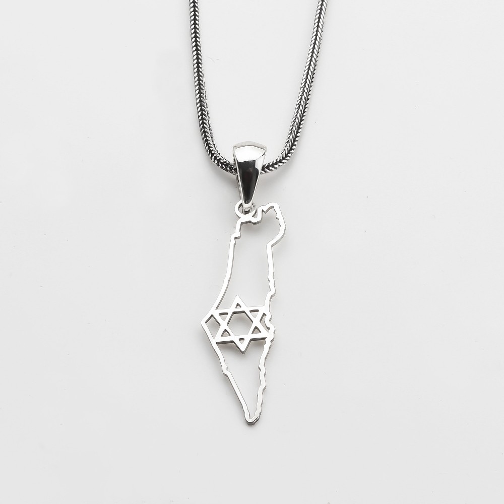 Glorria 925k Sterling Silver Star of David Necklace Glorria 925k Sterling Silver Star of David Necklace