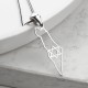 Glorria 925k Sterling Silver Star of David Necklace Glorria 925k Sterling Silver Star of David Necklace
