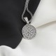 Glorria Sterling Silver Viking Vegvisir Compass Necklace Glorria Sterling Silver Viking Vegvisir Compass Necklace