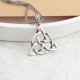 Glorria Sterling Silver Celtic Knot Necklace Glorria Sterling Silver Celtic Knot Necklace