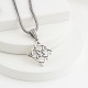 Glorria Sterling Silver Medieval Knot Necklace Glorria Sterling Silver Medieval Knot Necklace