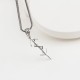 Glorria Sterling Silver Viking Runes Necklace