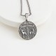 Glorria Sterling Silver Viking Medallion Necklace Glorria Sterling Silver Viking Medallion Necklace