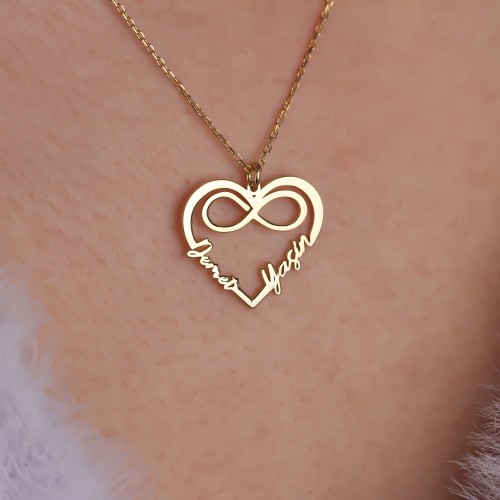 Glorria 925k Sterling Silver Infinity Necklace Glorria 925k Sterling Silver Infinity Necklace