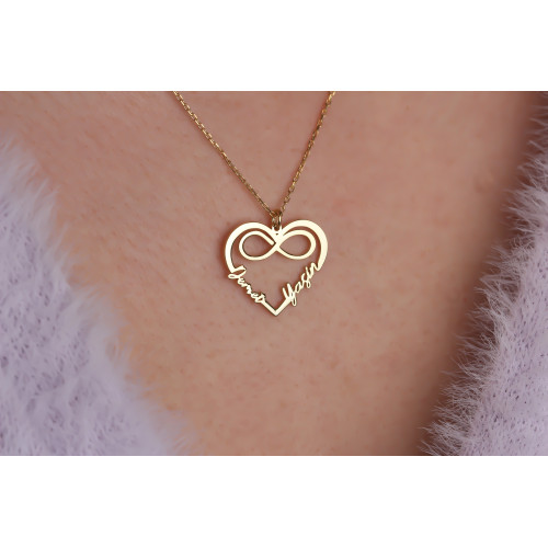 Glorria 925k Sterling Silver Infinity Necklace Glorria 925k Sterling Silver Infinity Necklace
