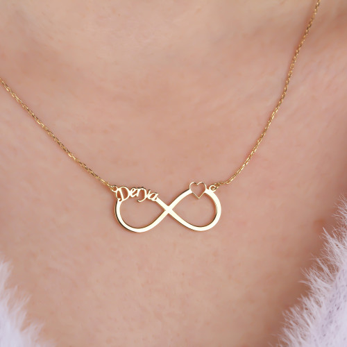 Glorria 925k Sterling Silver Infinity Necklace Glorria 925k Sterling Silver Infinity Necklace