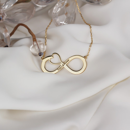 Glorria 925k Sterling Silver Infinity Necklace Glorria 925k Sterling Silver Infinity Necklace