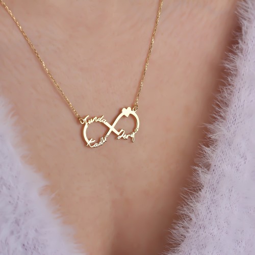 Glorria 925k Sterling Silver Infinity Necklace Glorria 925k Sterling Silver Infinity Necklace