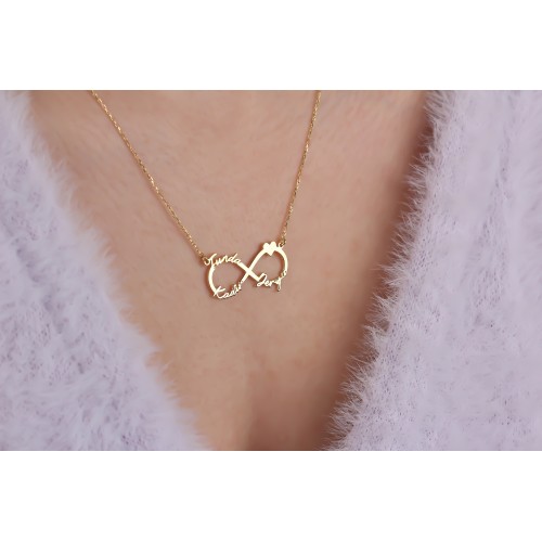 Glorria 925k Sterling Silver Infinity Necklace Glorria 925k Sterling Silver Infinity Necklace