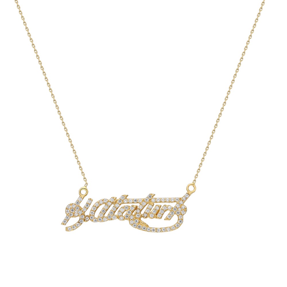 Glorria 14k Solid Gold Atatürk Necklace