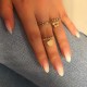 Glorria 14k Solid Gold Twisted Ring