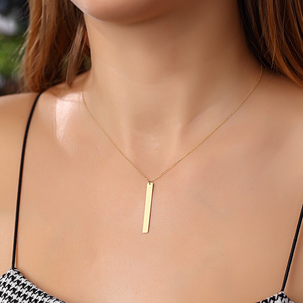 Glorria Gold Line Necklace