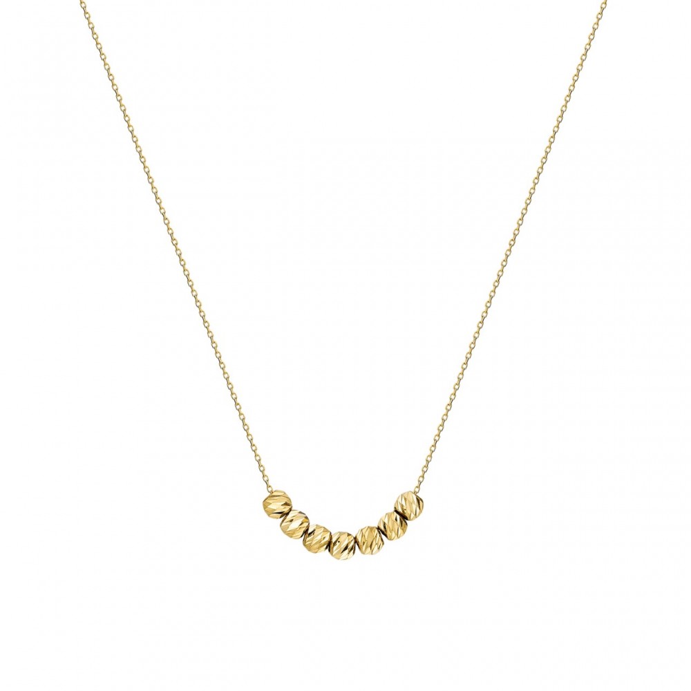 Glorria 14k Solid Gold Dorika Necklace