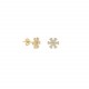 Glorria 14k Solid Gold Hamsa Hands Earring