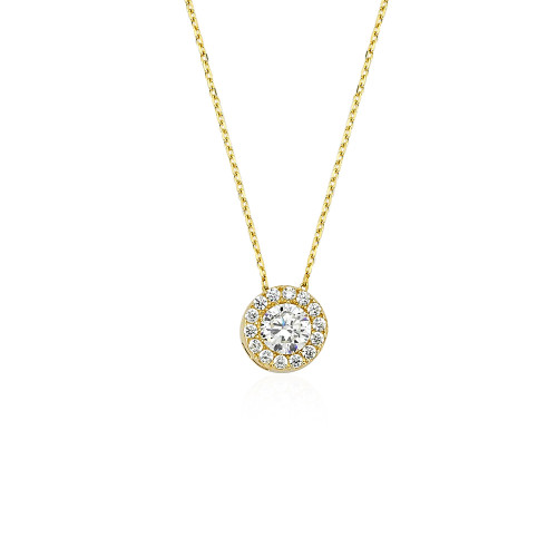 Glorria 14k Solid Gold Heart Necklace Glorria 14k Solid Gold Heart Necklace