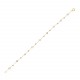 Glorria 14k Solid Gold Pave Bracelet