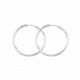 Glorria 925k Sterling Silver 2,5 cm Circle Earring