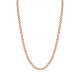 Glorria 925k Sterling Silver 65 cm Scaled Chain Necklace