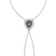 Glorria 925k Sterling Silver Drop Evil Eye Shahmaran