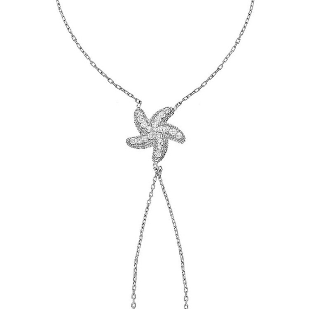 Glorria 925k Sterling Silver Starfish Shahmaran