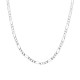 Glorria 925k Sterling Silver Figaro Chain