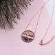 Glorria 925k Sterling Silver Tree of Life Necklace, Bracelet, Flower Gift Set