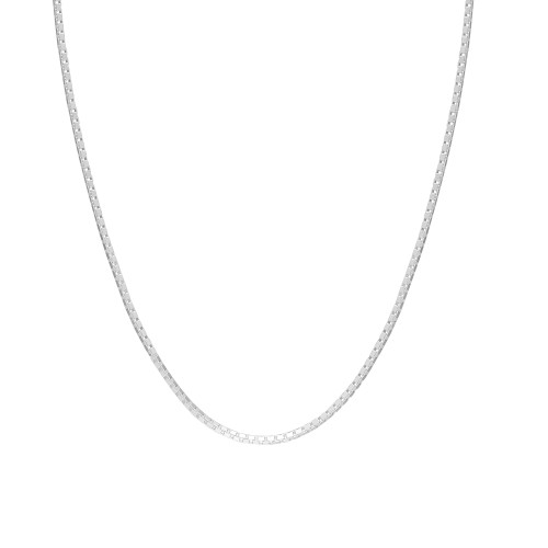 Glorria 925k Sterling Silver Cube Chain Glorria 925k Sterling Silver Cube Chain