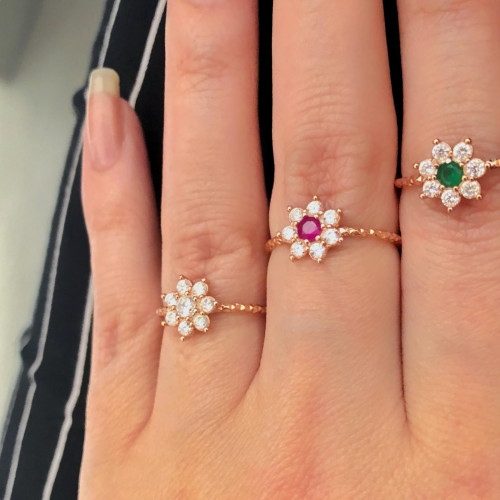 Glorria 925k Sterling Silver Star Ring Glorria 925k Sterling Silver Star Ring