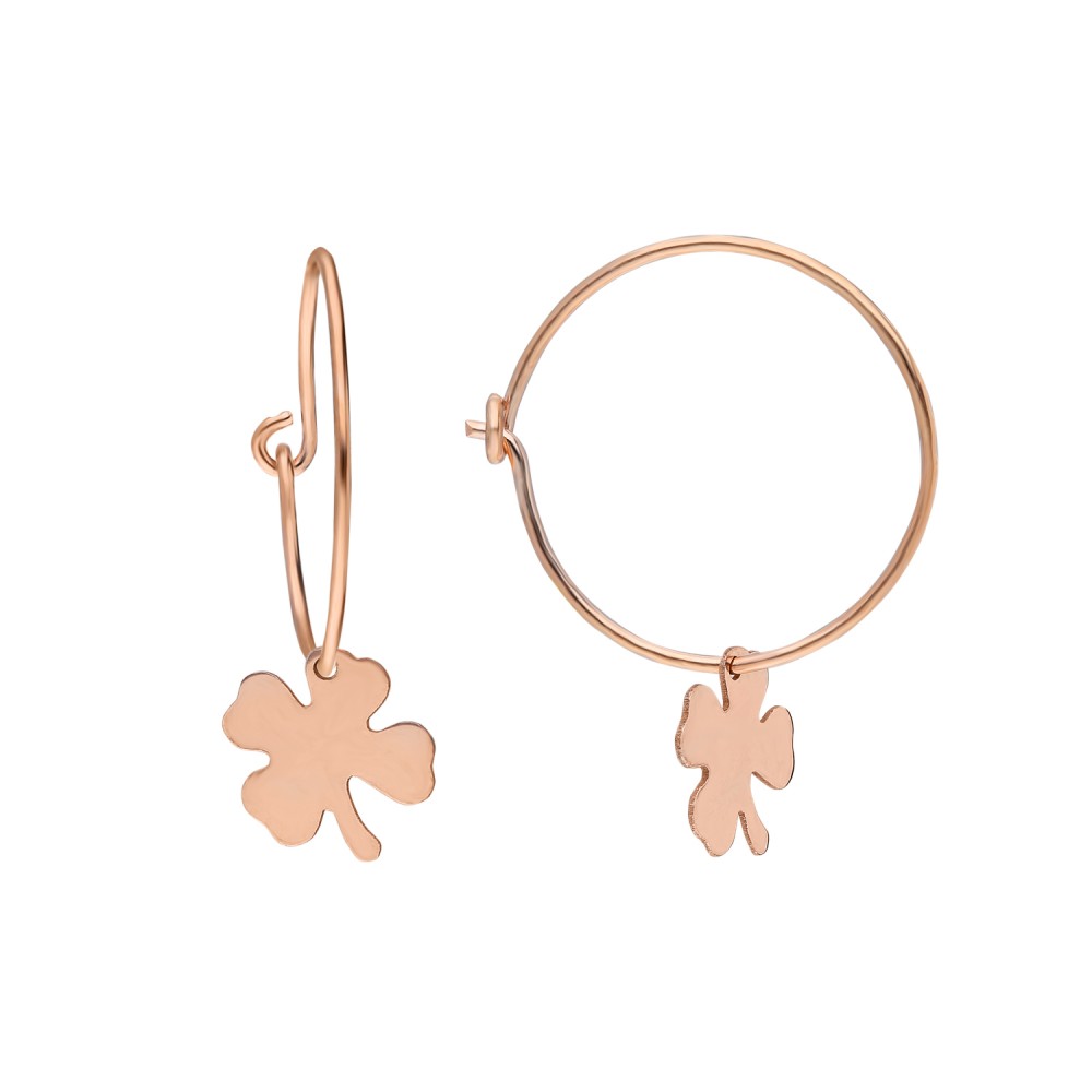 Glorria 925k Sterling Silver Clover Earring