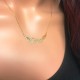 Glorria 925k Sterling Silver Personalized Name Wing Silver Necklace GLR536