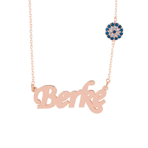 Glorria 925k Sterling Silver Personalized Name Silver Necklace GLR507 Glorria 925k Sterling Silver Personalized Name Silver Necklace GLR507