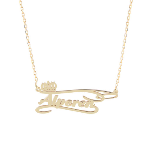 Glorria 925k Sterling Silver Personalized Name Silver Necklace GLR530 Glorria 925k Sterling Silver Personalized Name Silver Necklace GLR530