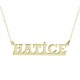 Glorria 925k Sterling Silver Personalized Name Silver Necklace