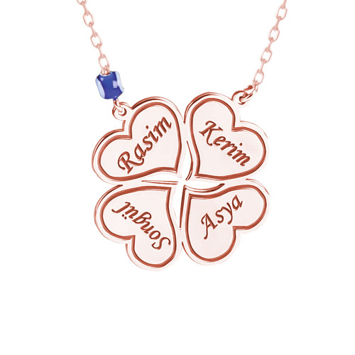 Glorria 925k Sterling Silver Personalized Name Evil Eye Clover Silver Necklace Glorria 925k Sterling Silver Personalized Name Evil Eye Clover Silver Necklace