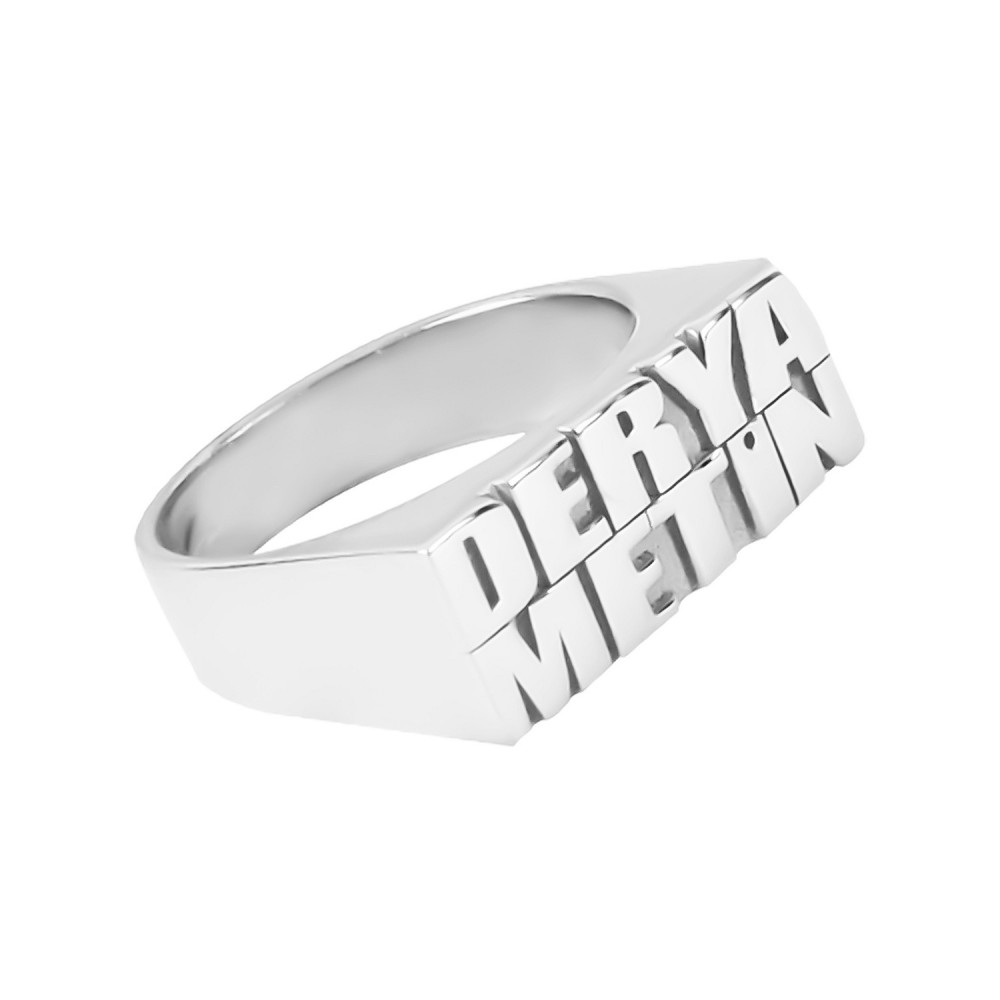 Glorria 925k Sterling Silver Personalized Name Silver